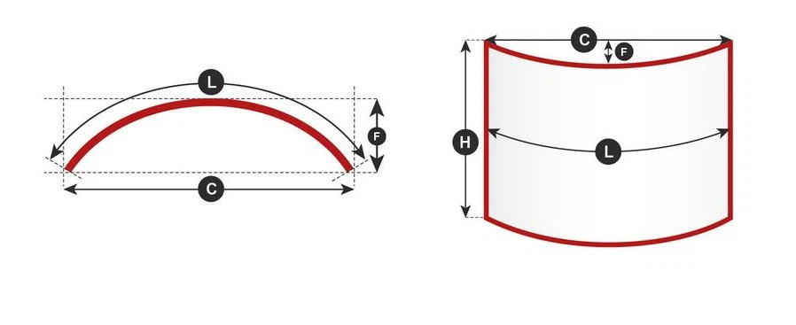 curved glass