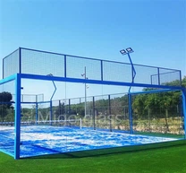 Padel Court lydisolerte glass