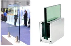 Glassrekkverk for trapper